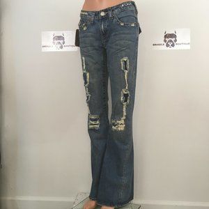 True Religion 503 Destroyed vintage sz 27 ( NWT )